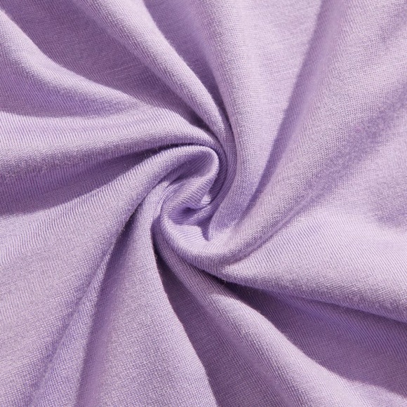 Elegant Sexy Lace Trim Purple Sleepwear Pajama Set Comfy Soft New Boutique - Picture 3 of 5